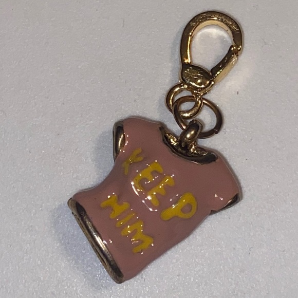 Y2K Juicy Couture PINK KEEP HIM DITCH HIM T-SHIRT CHARM BABY TEE NEW Tshirt - Picture 5 of 11